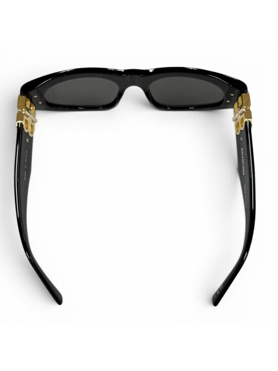 Balenciaga Side Logo Eyewear Sunglasses Black Gold 53 Demo Lens main image 10